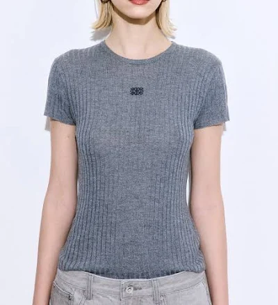 Sheer Ribbed Top