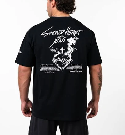 Sacred Heart Premium Oversized Tee