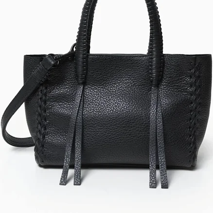 CALLISTA Women's Micro Grained Leather Tote Bag