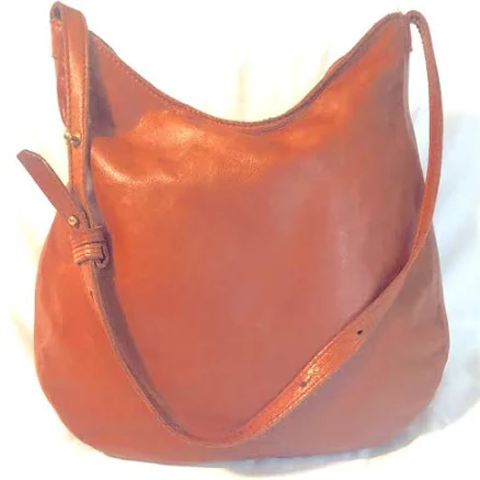 Margot Large Leather Hobo Shoulder Bag