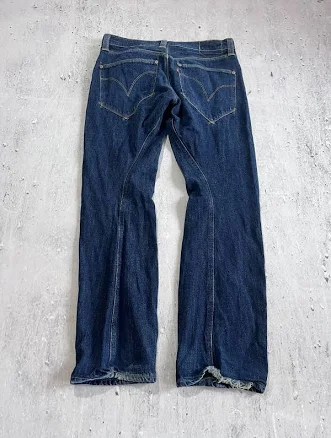 Levi's Engineered Jeans 2006 Twisted Leg Vintage Y2k Denim Pants 34x32