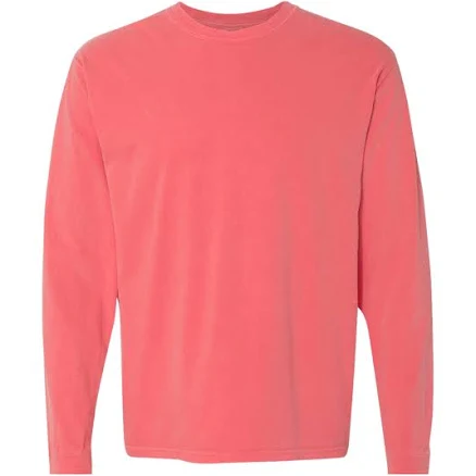 Garment-Dyed Heavyweight Long Sleeve T-Shirt Watermelon / S