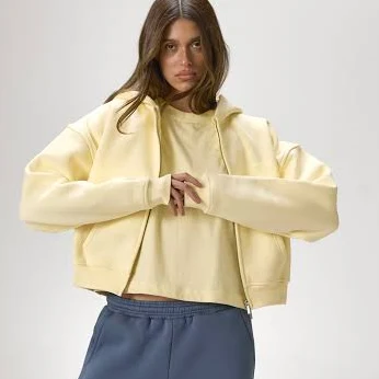 Trademark Shrunken Zip Up Hoodie