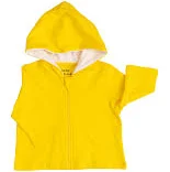 DEANIE ORGANIC BABY Sunshine Yellow Hoodie