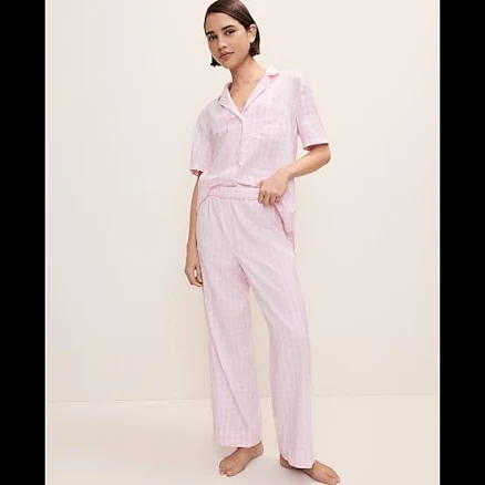 Ann Taylor Women's Gingham Pajama Set
