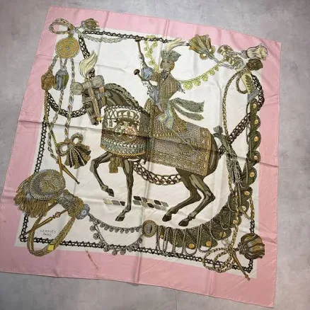 Hermès Le Timbalier Silk Scarf