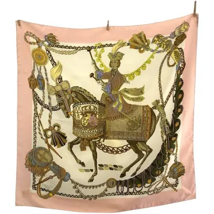 Hermès Le Timbalier Silk Scarf
