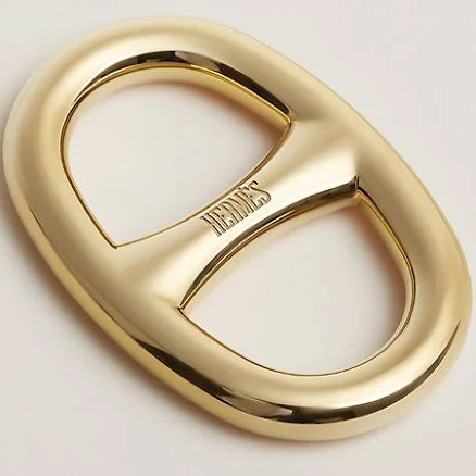 Hermès Women's Chaine d'ancre Palladium Scarf Ring