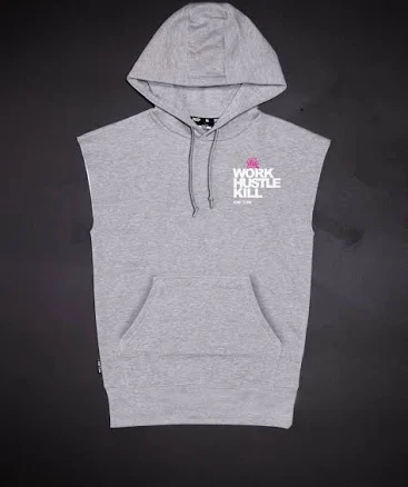 Work Hustle Kill Sleeveless Hoodie