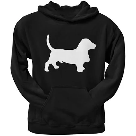 Basset Hound Silhouette Hoodie
