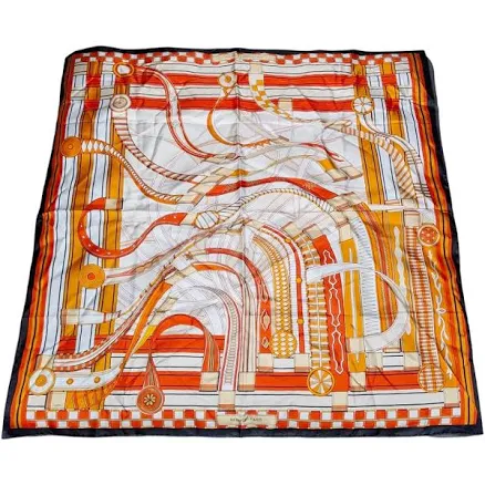 Hermès 1990s Voltes et Pirouettes Silk Scarf