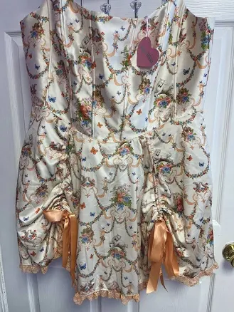 Sugar Thrillz Lush Opulence Butterfly Corset Dress Marie Antoinette