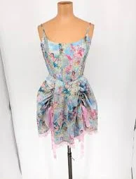 NWT Dolls Kill Sugar Thrillz Divine Lush Opulence Corset Mini Dress Size S