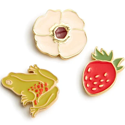 Vera Bradley Women's Enamel Pins Set