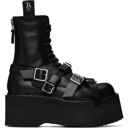 R13 Strapped Double Stack Boot