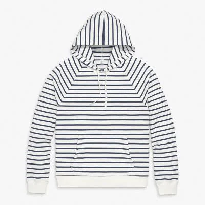 Unisex Fit Stripe Pullover Hoodie