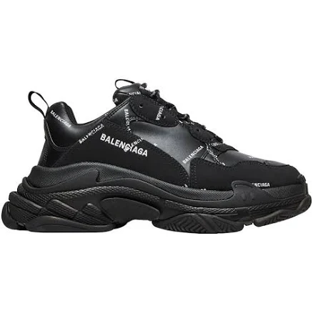 Balenciaga Men's Allover Logo Triple S