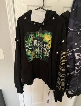 Skoot Korean Ward2 Hoodie Black Osfm