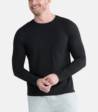 Athletic Works Men's Tri Blend Long Sleeve Pocket Tee