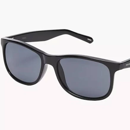 Fossil Outlet Men's Square Sunglasses - Black