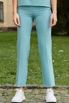 Turquoise high waist trousers Size 2, 4, 6, 8, 10 US