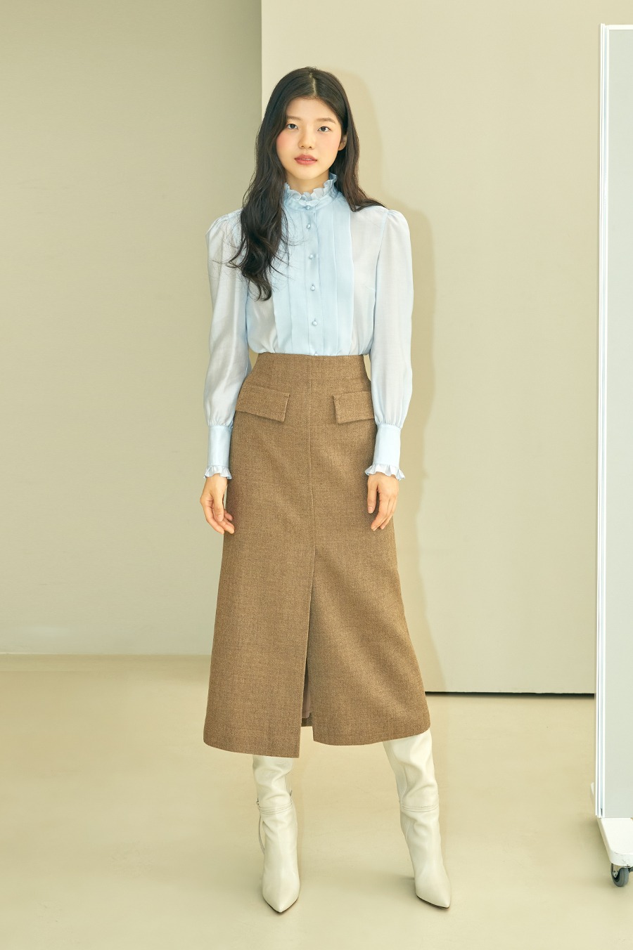 No.3 Skirt in Brown