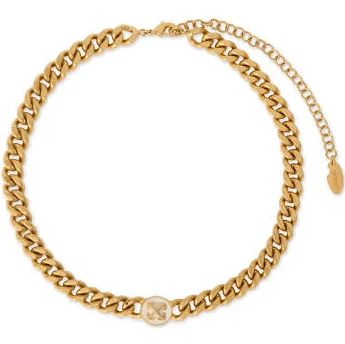 Off-White Round Brass Arrow Choker Necklace