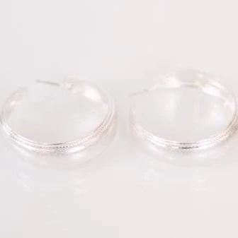 Chic Soul Women's Halo Mist Hoops