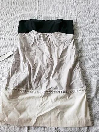 Ann Taylor Strapless Summer Cocktail Detachable Straps Dress Sz 0p
