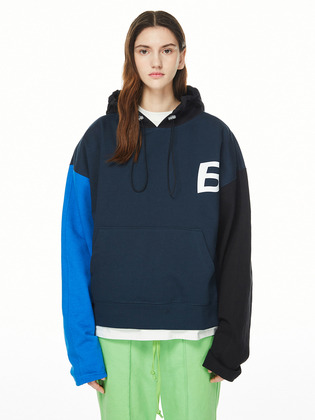 B Color Block Hoodie