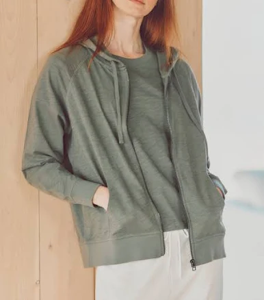 Leallo Stella Slub Cotton Hoodie