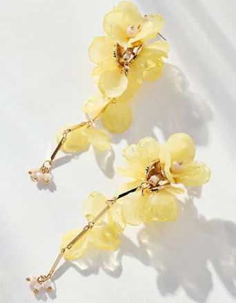 Anthropologie Blossom Drop Earrings