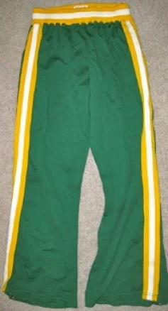 NBA SAND KNIT UTAH JAZZ PANTS 36 JERSEY UNIFORM #33 ROBERTS BREAKAWAY