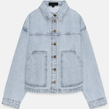 Woman Zara Z1975 Denim Jacket