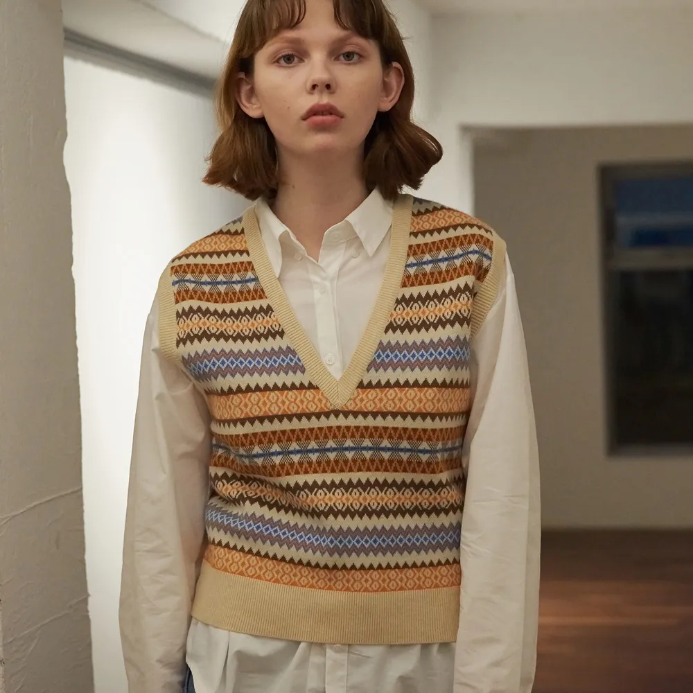 Indi Jacquard Vest