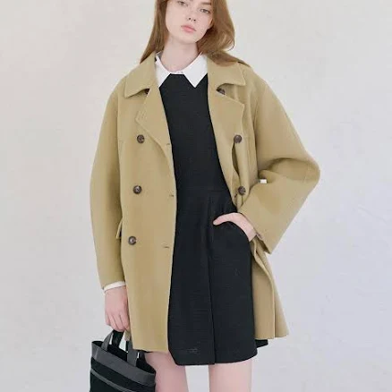 NILBY P Casual Handmade Half Coat