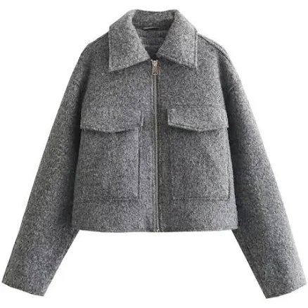Cropped Tweed Jacket