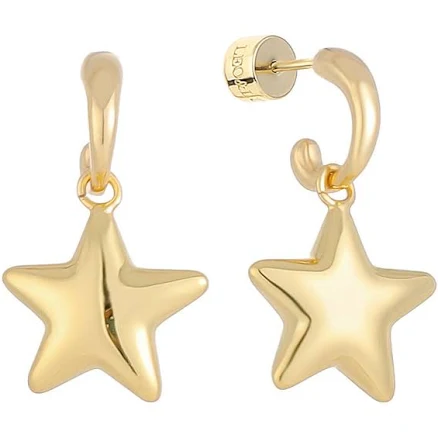 LEO & LUCA Women's Midnight Star Huggie Earrings