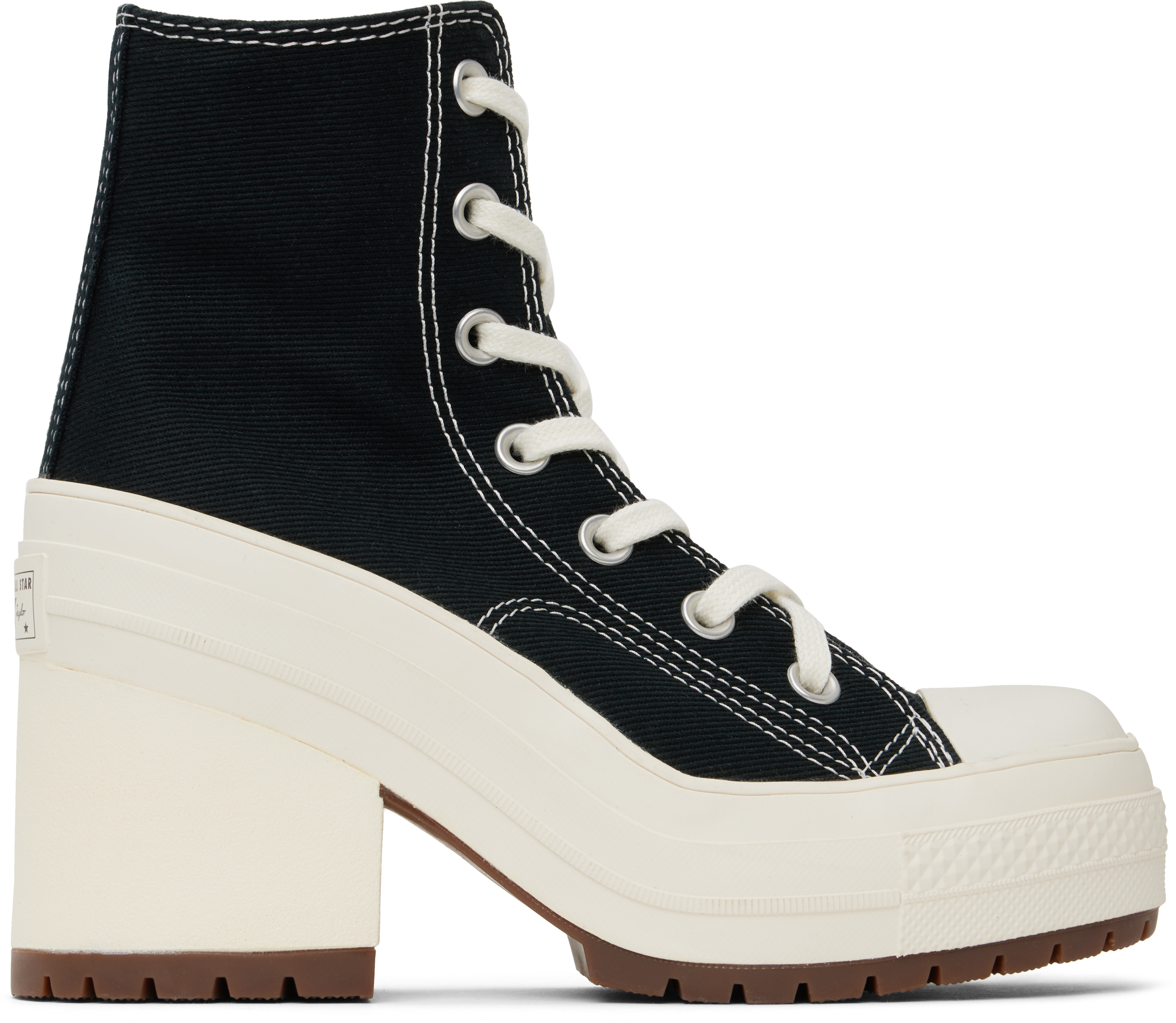 Black Chuck 70 De Luxe Heel High Top Sneakers