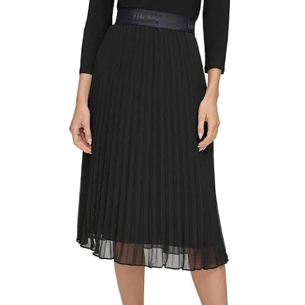 DKNY Women's Pull-On Pleated Skirt