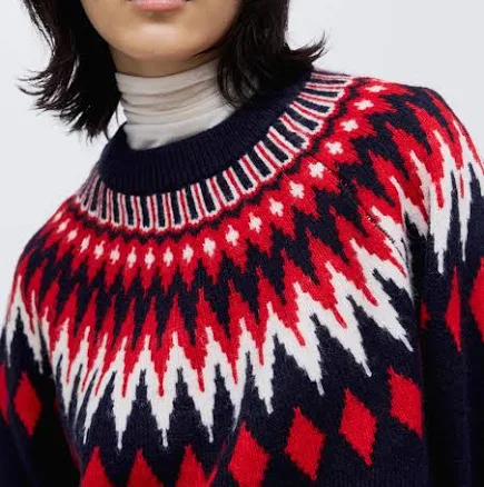 H&M Ladies Jacquard-Knit Sweater