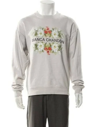 Bianca Chandon Men's Graphic Print Crew Neck Pullover
