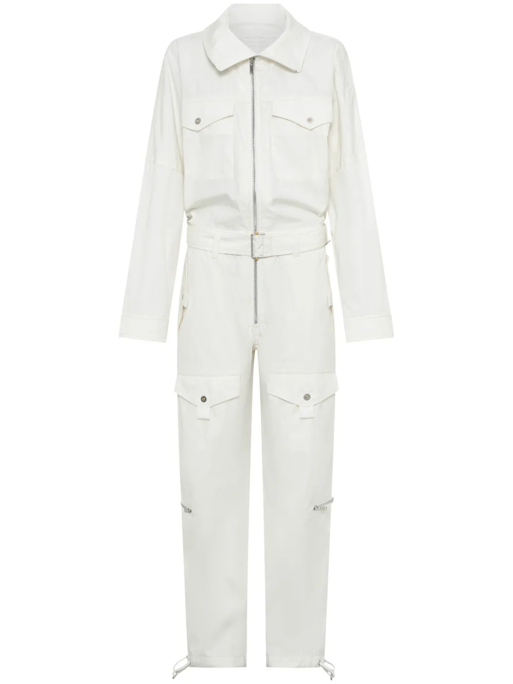 High-neck Straight-leg Jumpsuit