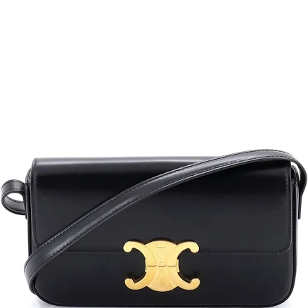Celine Triomphe East-west Calfskin Shoulder Bag