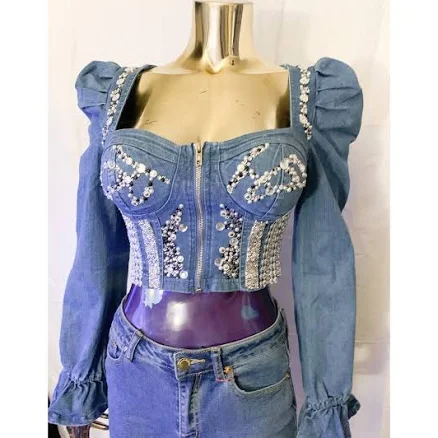 Jean Jacket Corset