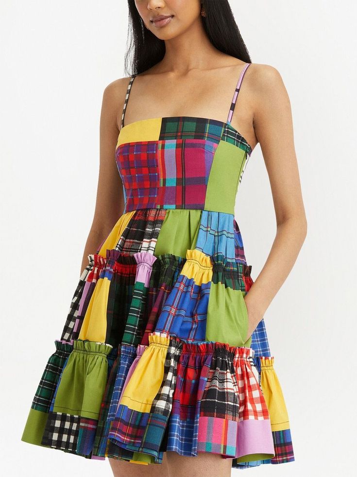 Vintage Plaid Dress