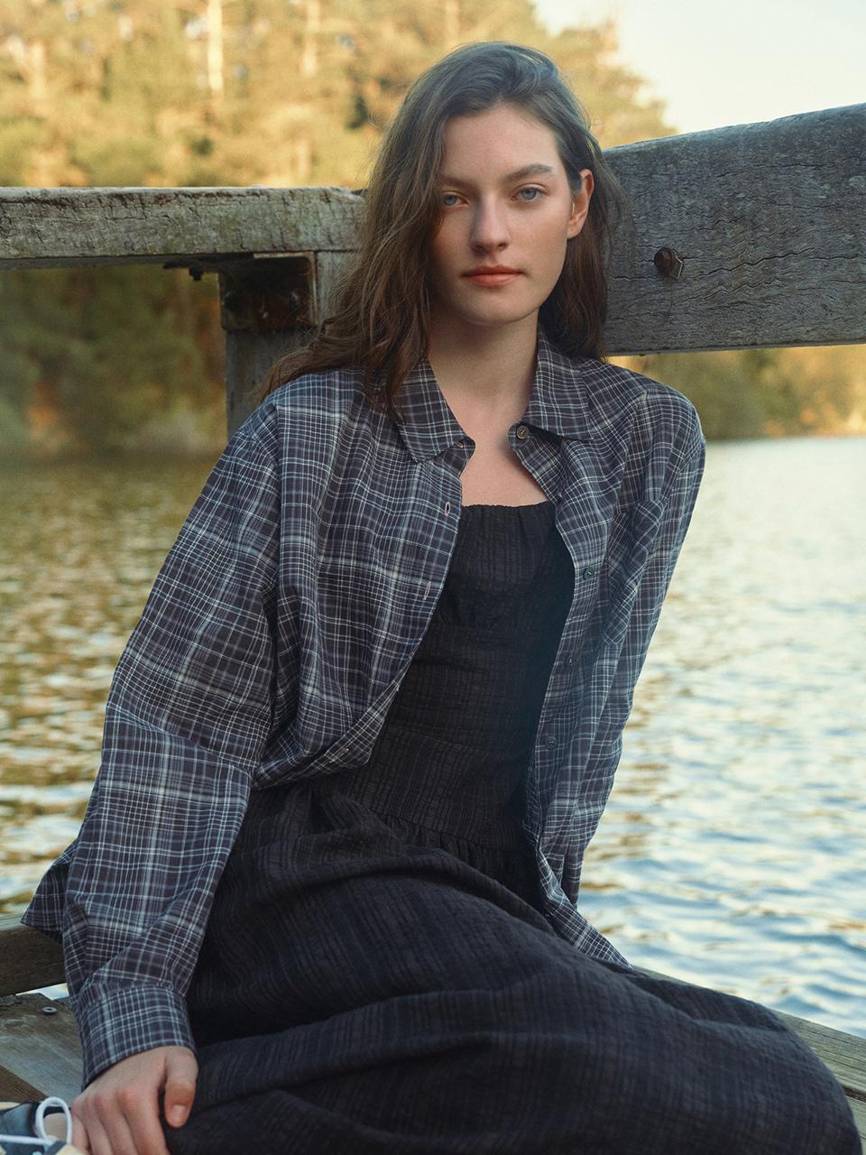 Manly Relaxed Fit Vintage Check Shirt