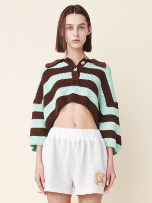 Crop Pique Knit