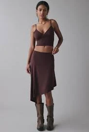UO Sasha Open-Back Tank Top & Asymmetric Midi Skirt Knit Set