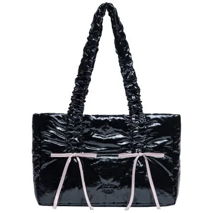 Glossy Butterfly Shoulder Bag